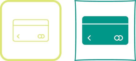 Unique Credit Card Icon Design vector