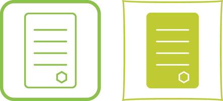 Unique Reports Icon Design vector