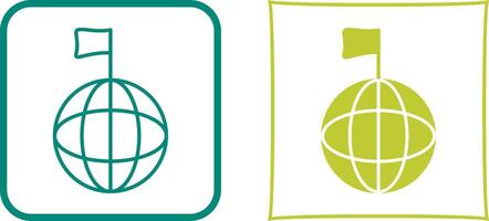 Unique Global Signals Icon Design vector