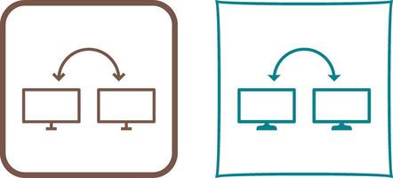 Unique Connected Systems Icon Design vector