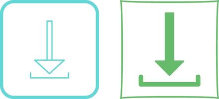 Unique Download Icon Design vector