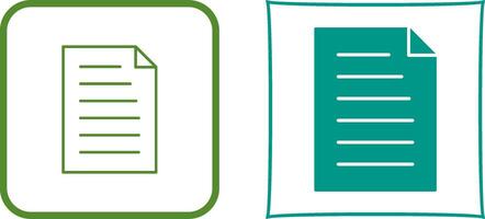 Unique Document Icon Design vector