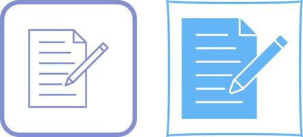 Unique Edit Document Icon Design vector