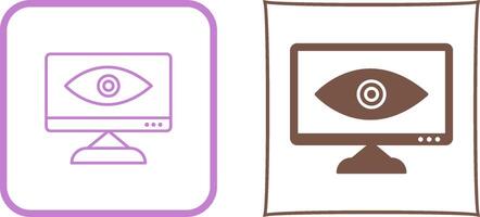 Unique Web Visibility Icon Design vector