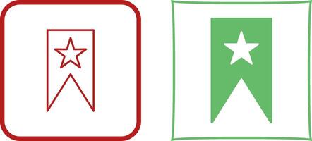 Unique Bookmarking Services Icon Design vector