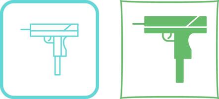 Unique Gun Icon Design vector
