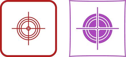 Unique Target Icon Design vector