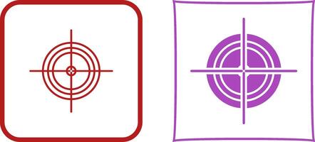 Unique Target Icon Design vector