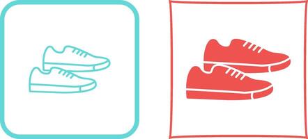 zapatillas icono diseño vector