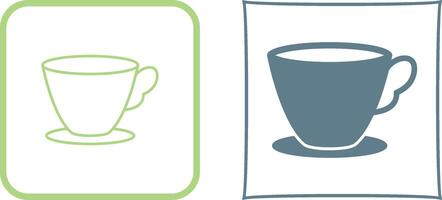 Tea Cup Icon Design vector