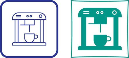 Unique Coffee Machine Icon Design vector