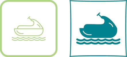 Jet Ski Icon Design vector