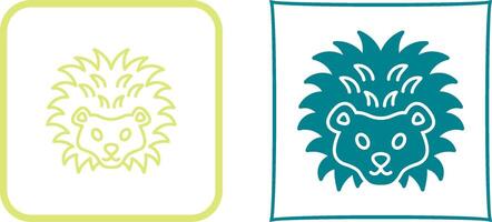 Hedgehog Icon Design vector