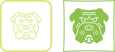 Bulldog Icon Design vector