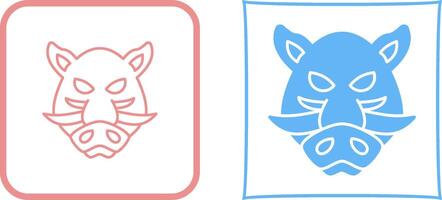 Boar Icon Design vector