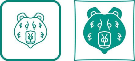 Polar Bear Icon Design vector