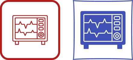 Heart Rate Monitor Icon Design vector