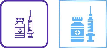 Vaccine Icon Design vector