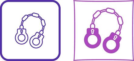 Handcuff Icon Design vector