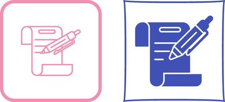 Contract Icon Design vector