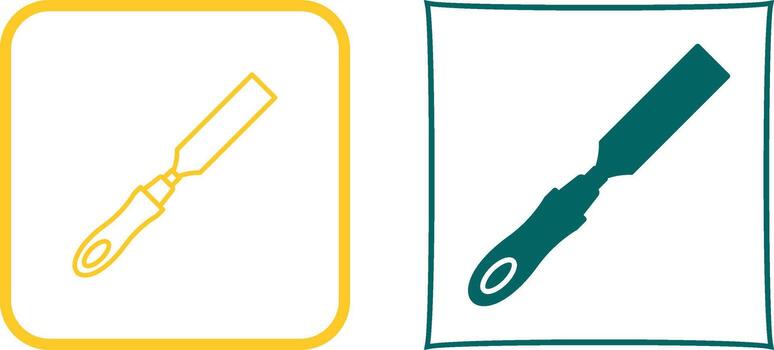 Chisel Icon Design vector