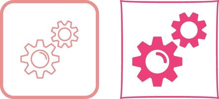 Gears Icon Design vector
