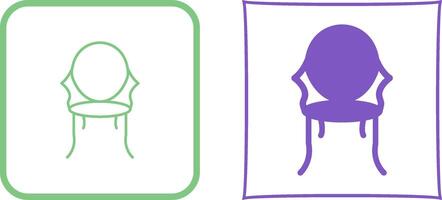 Ancient Chair Icon Design vector