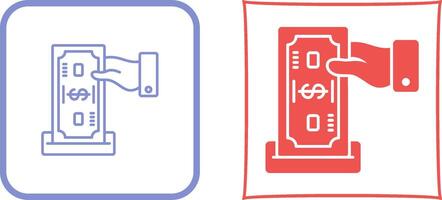 Deposit Icon Design vector