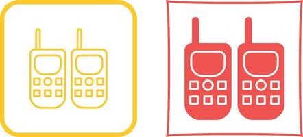 Walkie Talkie Icon Design vector