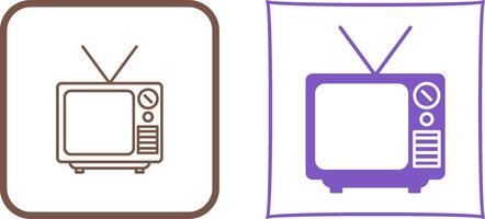 Television Broadcast Icon Design vector