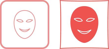 Ancient Face Mask Icon Design vector