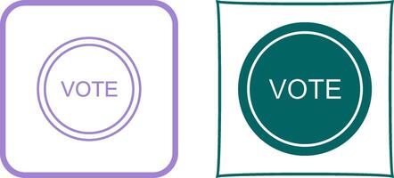 Vote Link Icon Design vector