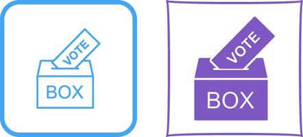 Giing Vote Icon Design vector