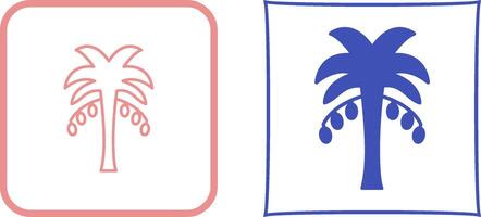 Coconut trees Icon Design vector