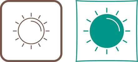 Sun Icon Design vector