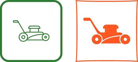 Lawn Mower Icon Design vector