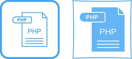 PHP Icon Design vector