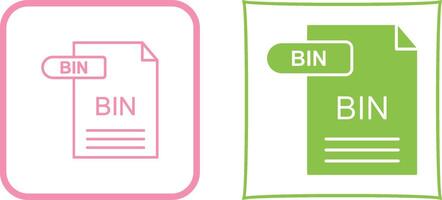 BIN Icon Design vector