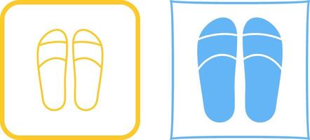 Slippers Icon Design vector