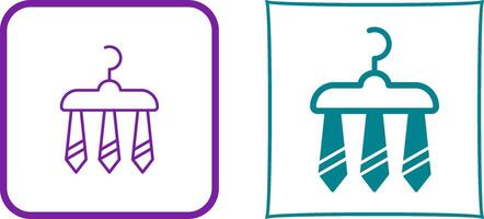 Three Ties Icon Design vector