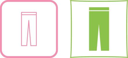 Trousers Icon Design vector