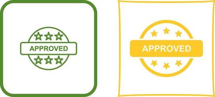 Approved Icon Design vector