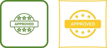 Approved Icon Design vector