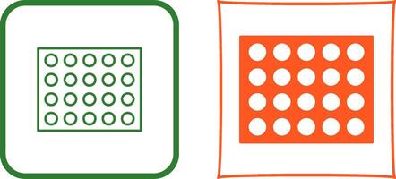 Colored Palette Icon Design vector