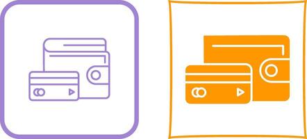 Wallet Icon Design vector