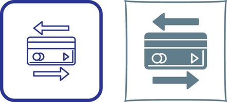 Transaction Icon Design vector