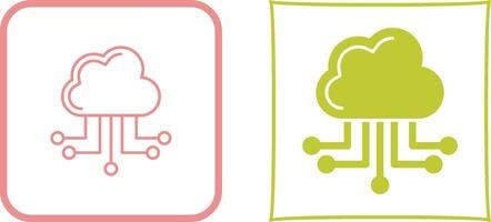Cloud Computing Icon Design vector