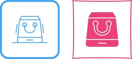 Shopping Bag Icon Design vector