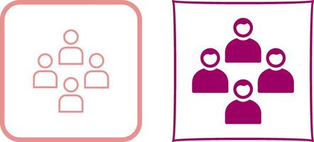 Network Group Icon Design vector