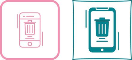 Delete Icon Design vector